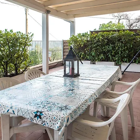 S294 - Sirolo, Meraviglioso Trilocale Con Terrazzo E Vista Mare アパート シローロ