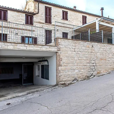 S294 - Sirolo, Meraviglioso Trilocale Con Terrazzo E Vista Mare דירה סירולו